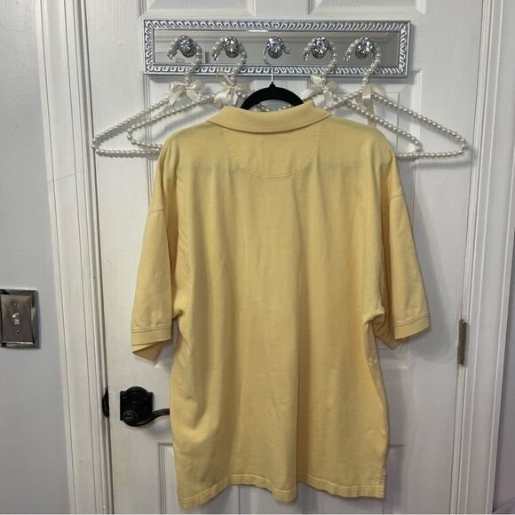 Tommy Bahama Yellow Polo Shirt - Picture 6 of 7